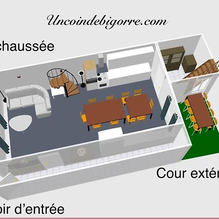 Logements Un Coin De Bigorre - La Tournayaise - Canal Plus, Netflix, Rmc Sport - Wifi Fibre Exterior foto