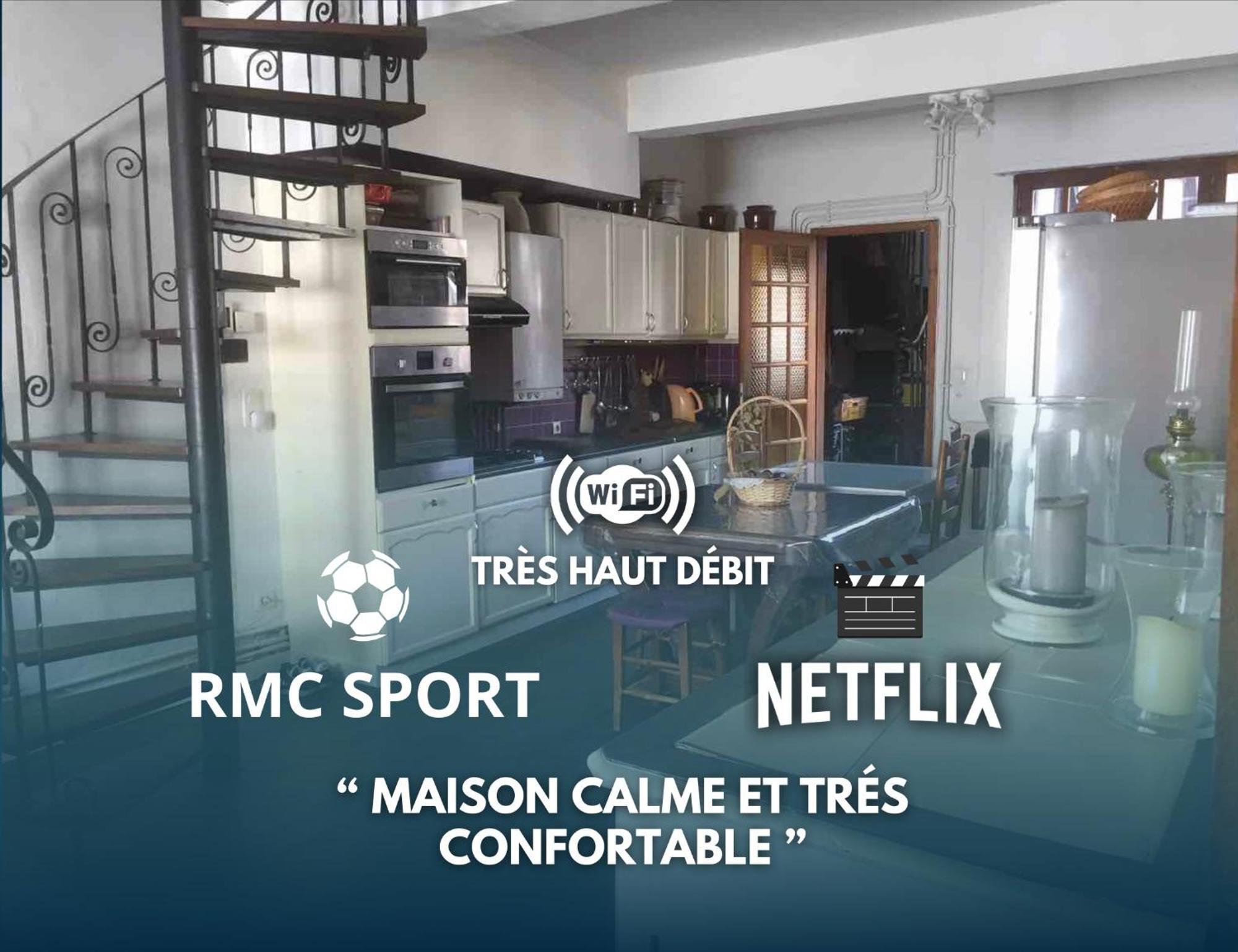 Logements Un Coin De Bigorre - La Tournayaise - Canal Plus, Netflix, Rmc Sport - Wifi Fibre Exterior foto