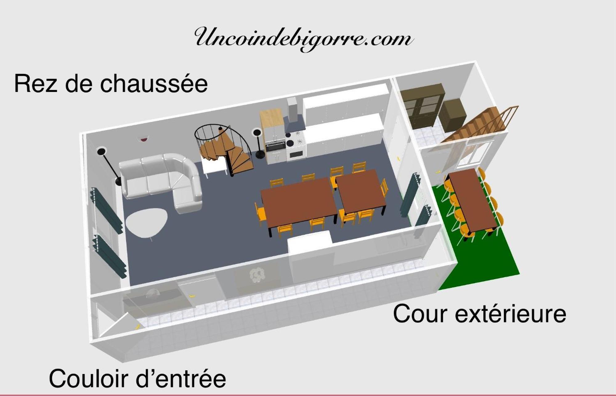 Logements Un Coin De Bigorre - La Tournayaise - Canal Plus, Netflix, Rmc Sport - Wifi Fibre Exterior foto